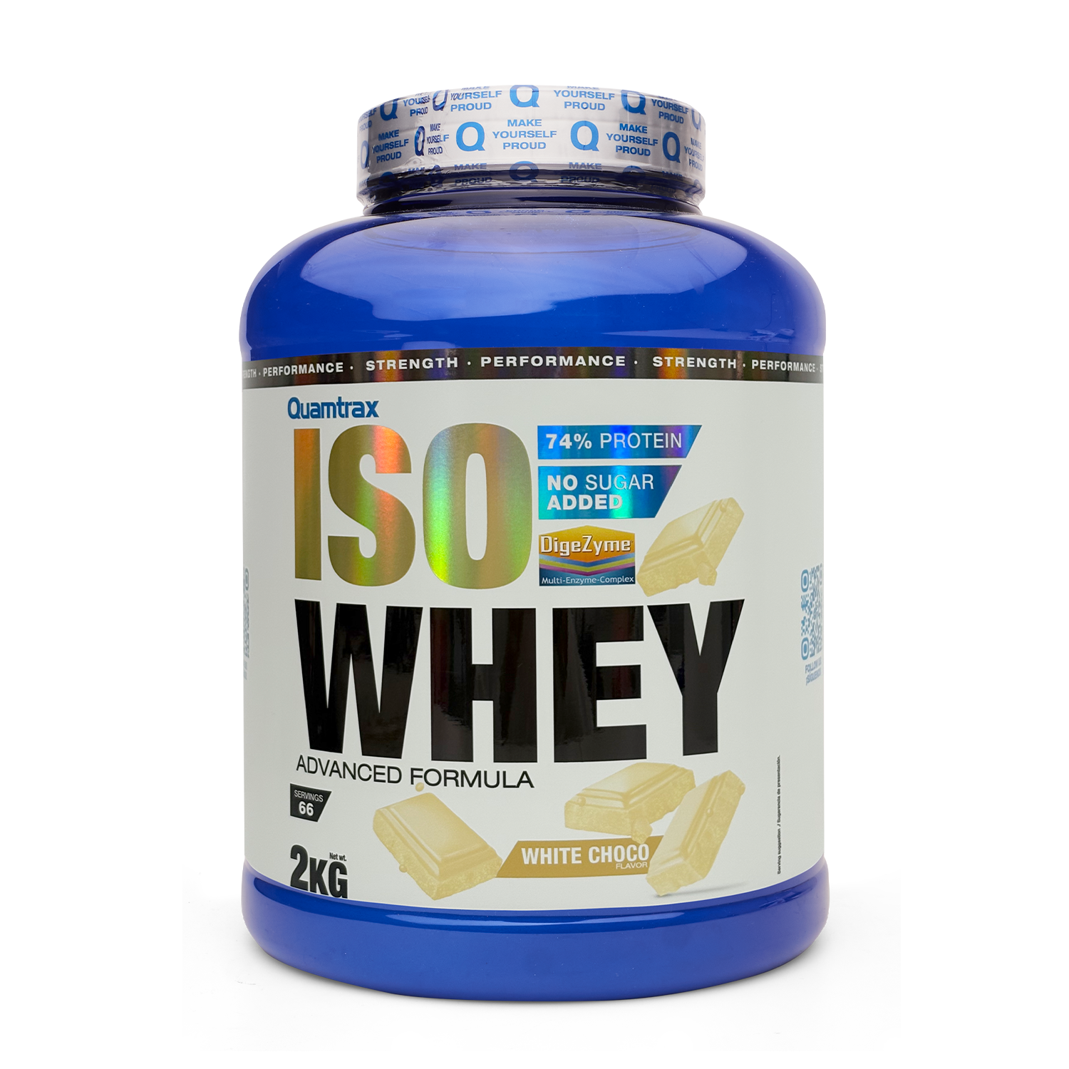 Iso Whey 2 Kg -Proteina en Polvo de Alta Calidad QUAMTRAX