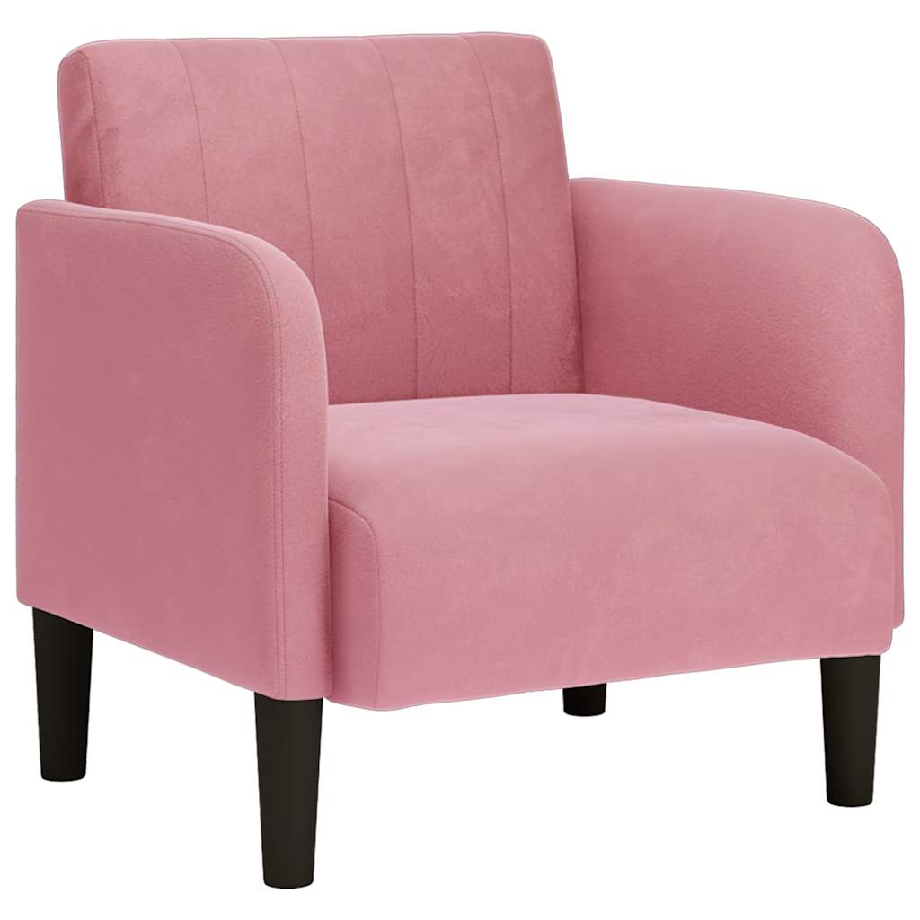 vidaXL Sillón con reposabrazos Terciopelo 54 cm