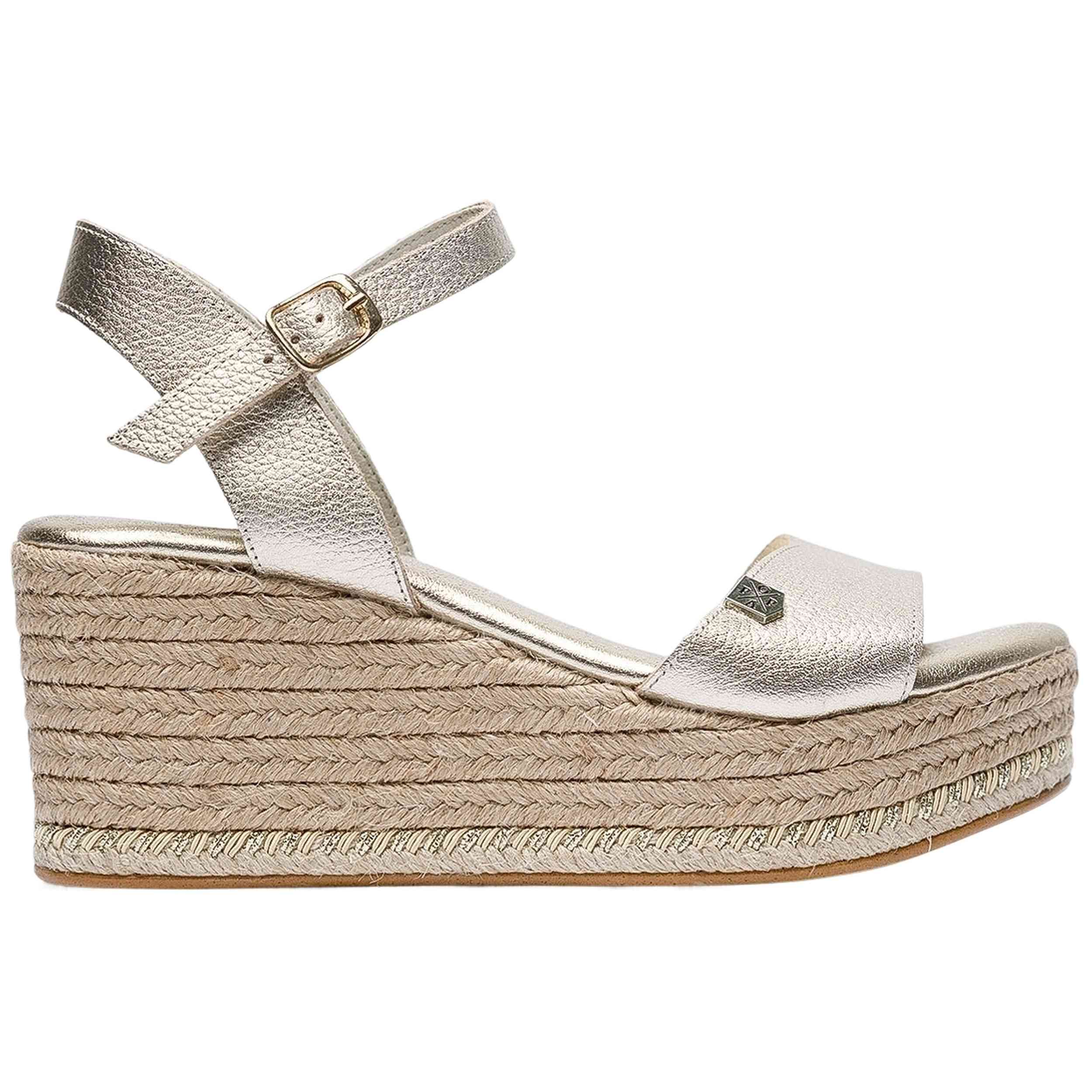 Cuñas De Esparto Popa modelo CB41201-103 para Mujer en color Plateado