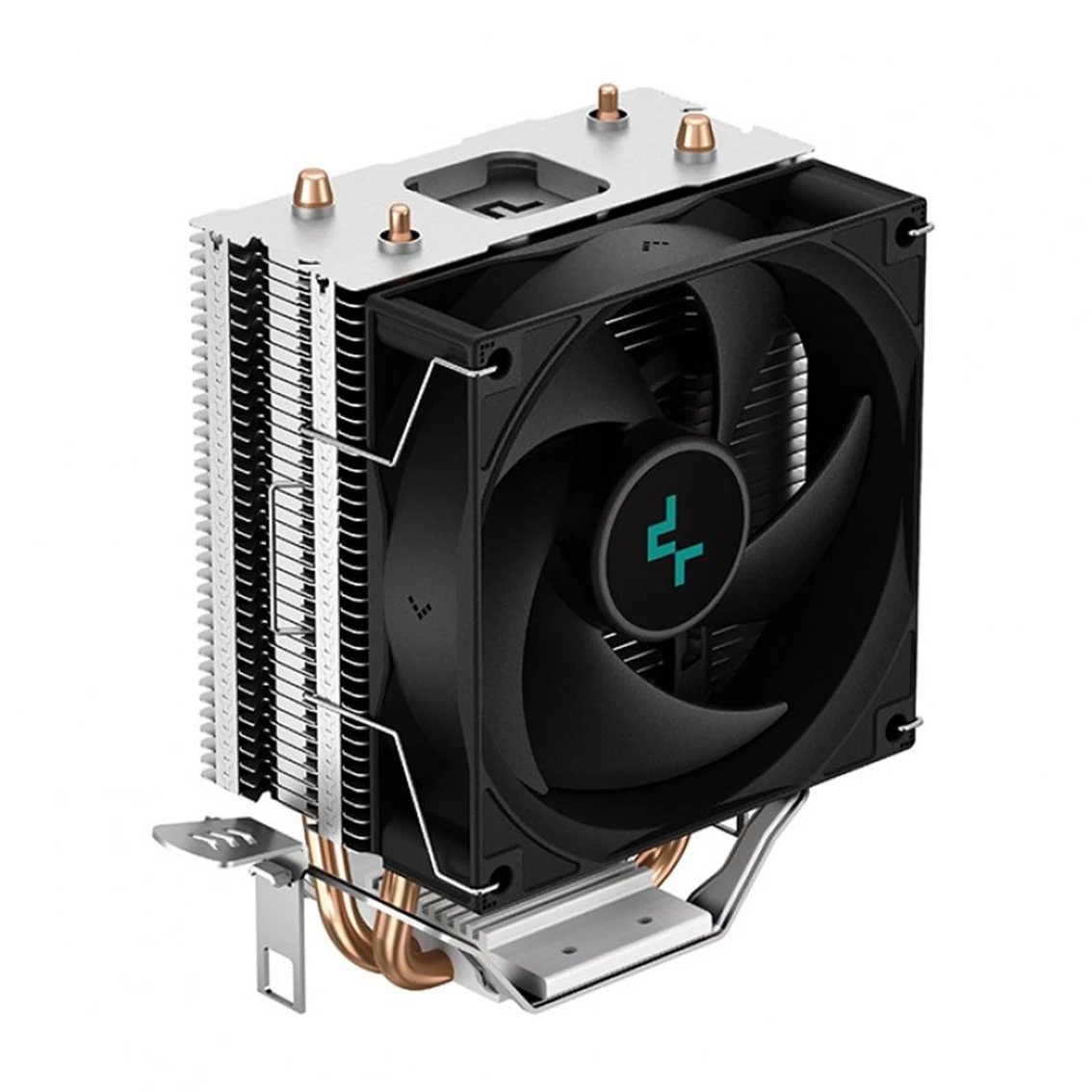 Deepcool - Disipador CPU AG200 para PC gaming y alto rendimiento, torre compacta de 77 mm con 2 tubos de calor de cobre y ventilador de 92 mm silencioso a 22 dB