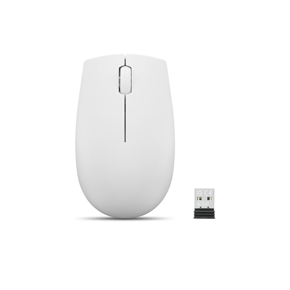 Lenovo 300 WIRELESS MOUSE?GREY ratón Ambidextro RF inalámbrico Óptico 1000 DPI