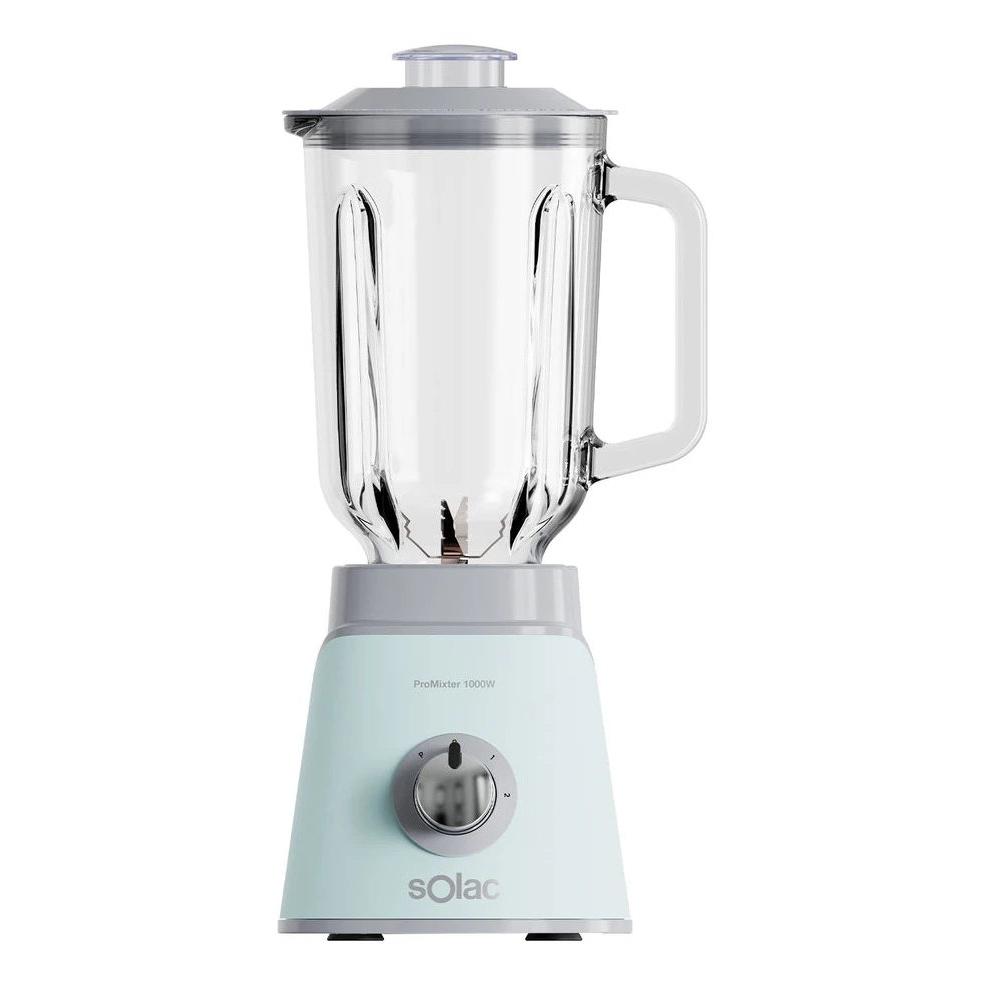 Batidora Batidora de vaso SOLAC BV5734 Promixter 1000  | 1000W, Gris, Color menta, Transparente