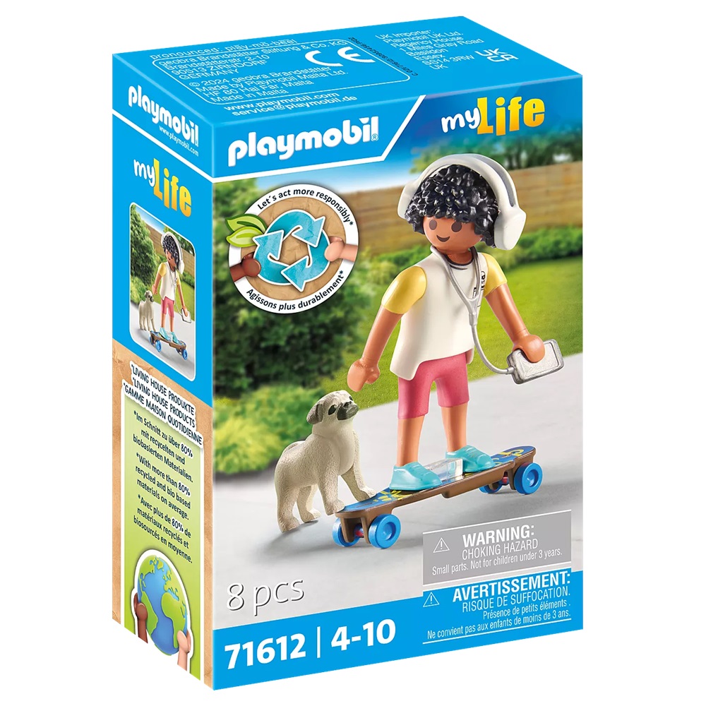 PLAYMOBIL - NIÑO CON PERRO, 71612, TIENDA CON LICENCIA OFICIAL