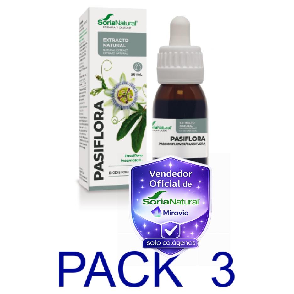 Pack 3X2 Extracto de Pasiflora 50 ml Soria Natural