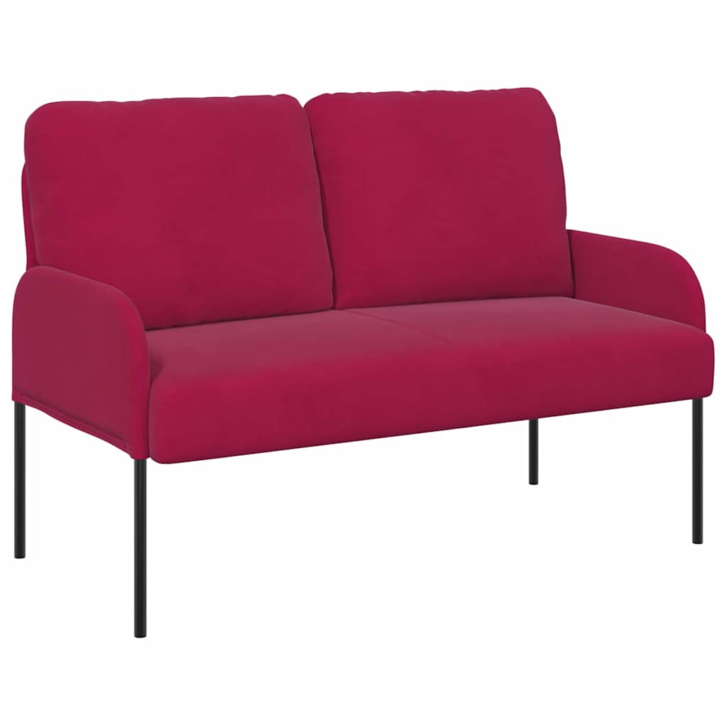 vidaXL Sofás con cojín 110cm Madera contrachapada Multicolor