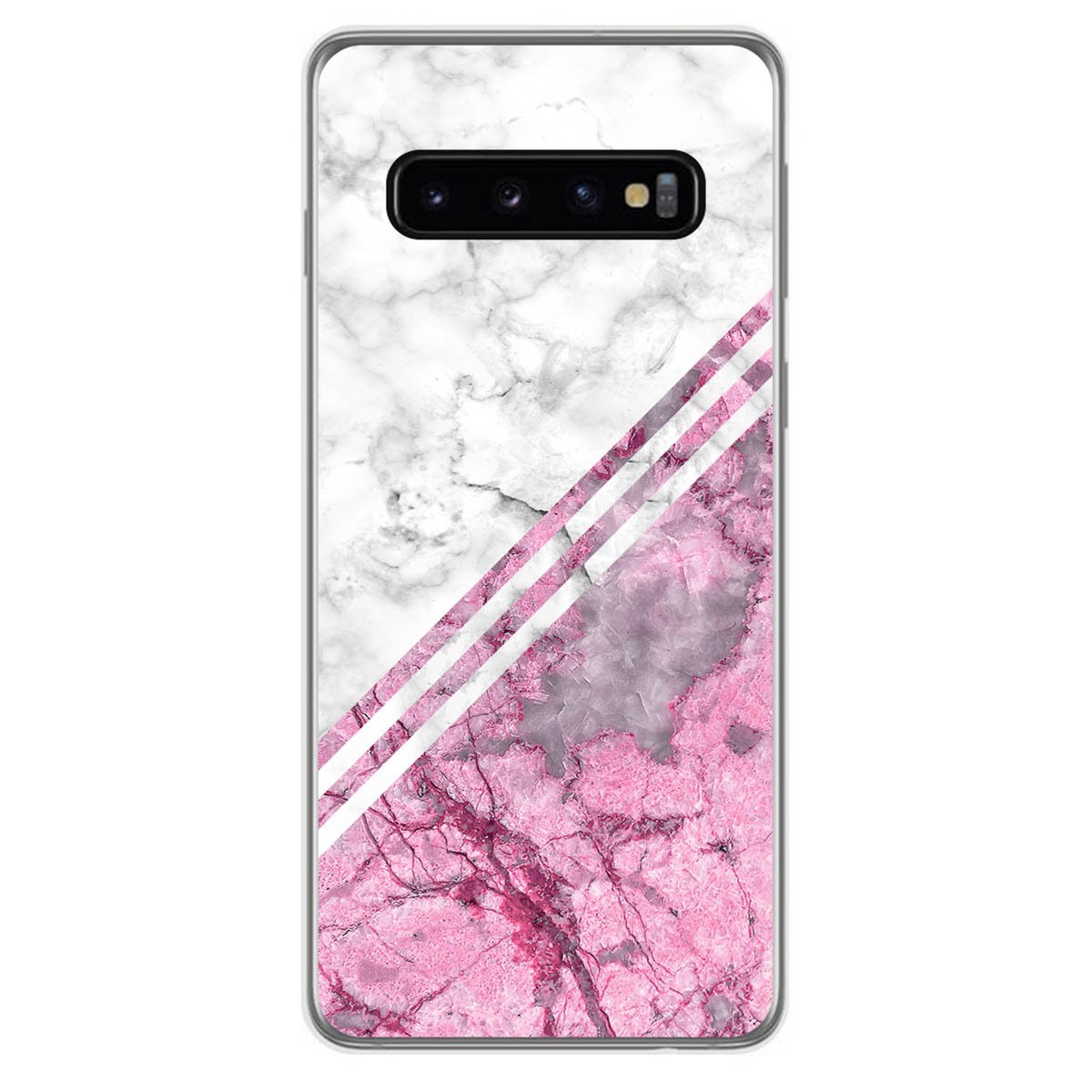 Tumundosmartphone Funda Gel Tpu para Samsung Galaxy S10 Plus diseño Mármol 03 Dibujos