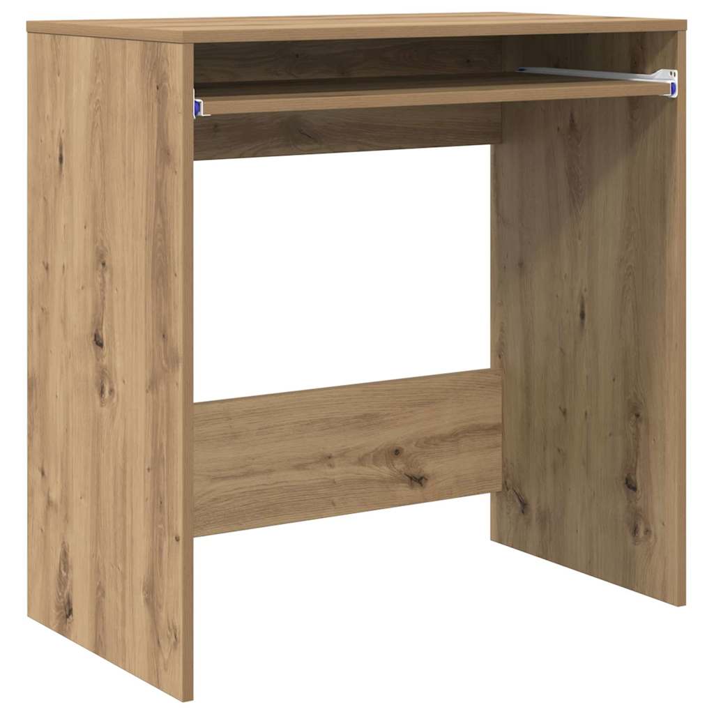 vidaXL Escritorio con cajón Roble artesanal 77.5 x 43 x 79 cm