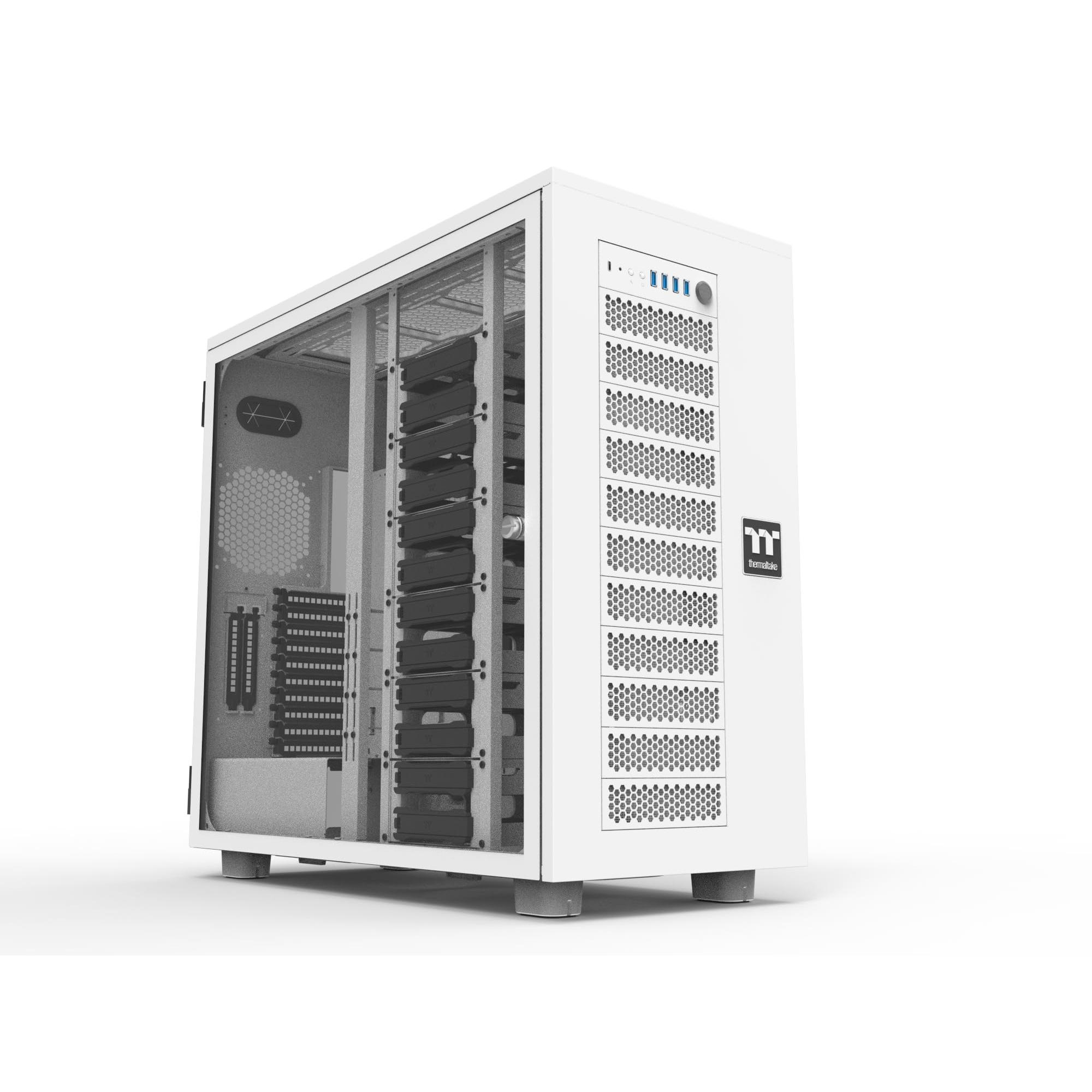 Thermaltake AX700 TG | Full Tower Chassis | Blanco Nieve