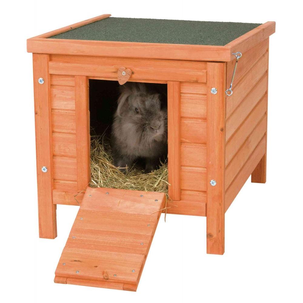 Trixie Casita Pequeños Mamíferos de Madera Impermeable con Fácil Limpieza
