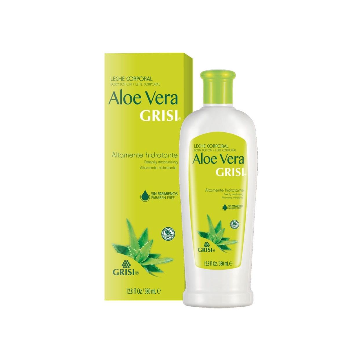 Leche corporal aloe vera 380 ml de crema Grisi