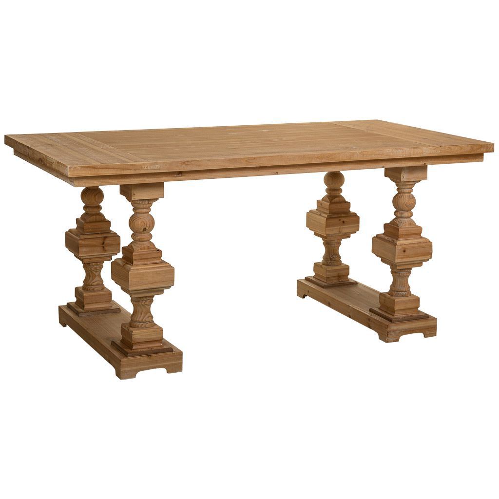 Mesa Salon De Madera Marron 90x180x80cm, El mejor complemento para tu hogar