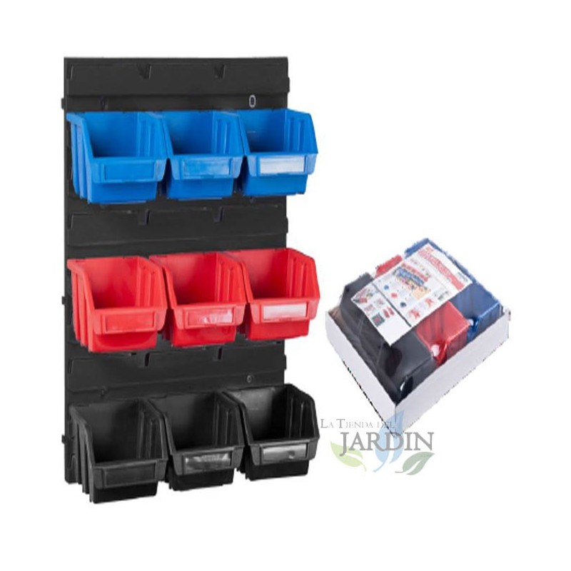 SUINGA Panel de Trabajo con 9 Gavetas | Organizador para Herramientas y Accesorios de Taller