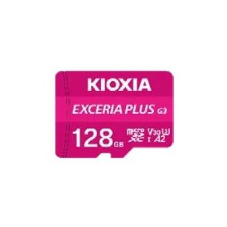 Kioxia - Tarjeta de memoria microSDXC EXCERIA G3 128 GB Clase 10 para smartphones, cámaras y tablets, ideal para fotos, vídeos y aplicaciones | alta velocidad de lectura y fiabilidad profesional