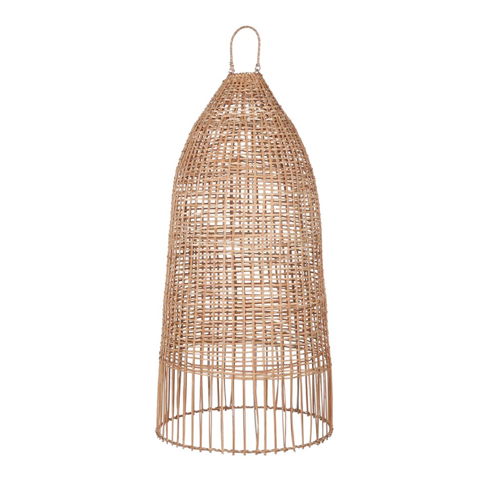 Pantalla Lámpara De Ratán Scoop - Misterwils Furniture For Free Souls 46x91x46