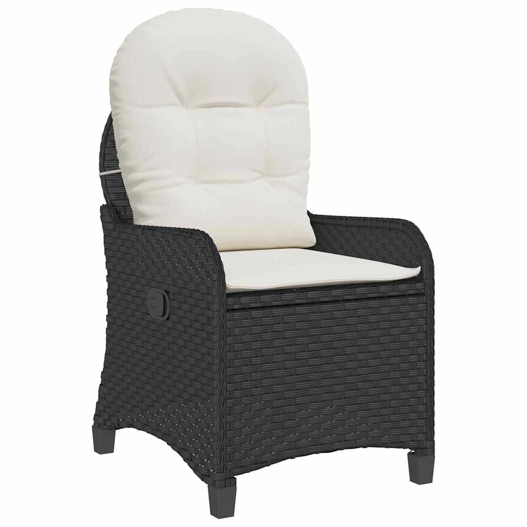 vidaXL Sillón reclinable 56 x 66 x 95 cm ratán sintético