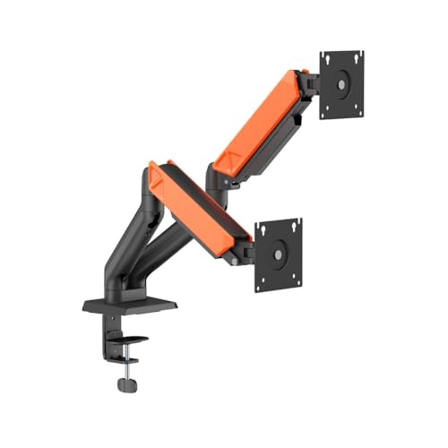 Napofix Soporte de Monitor Doble GDM2100 Full-Motion 13" - 32" Negro/Naranja