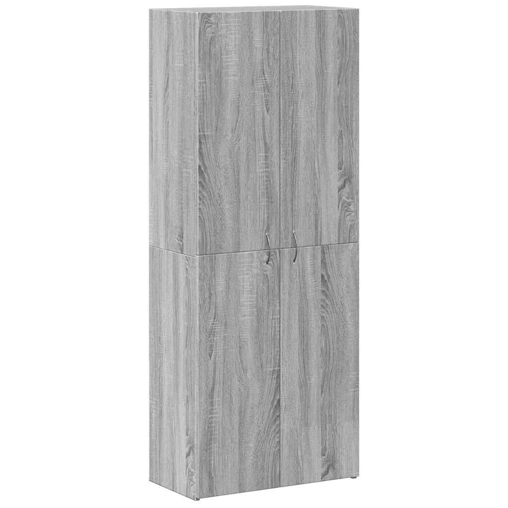 vidaXL Armario archivador madera de ingeniería Multicolor