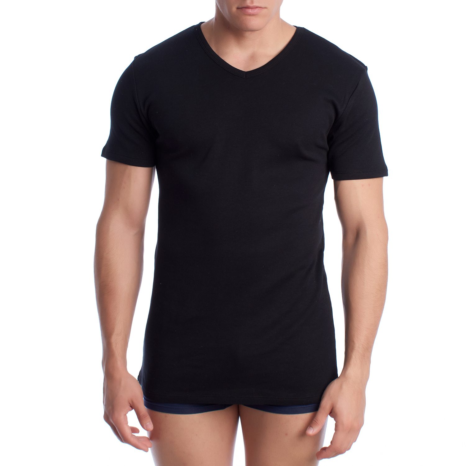 Abanderado-Camiseta Térmica Algodón Manga Corta A0255 para Hombre