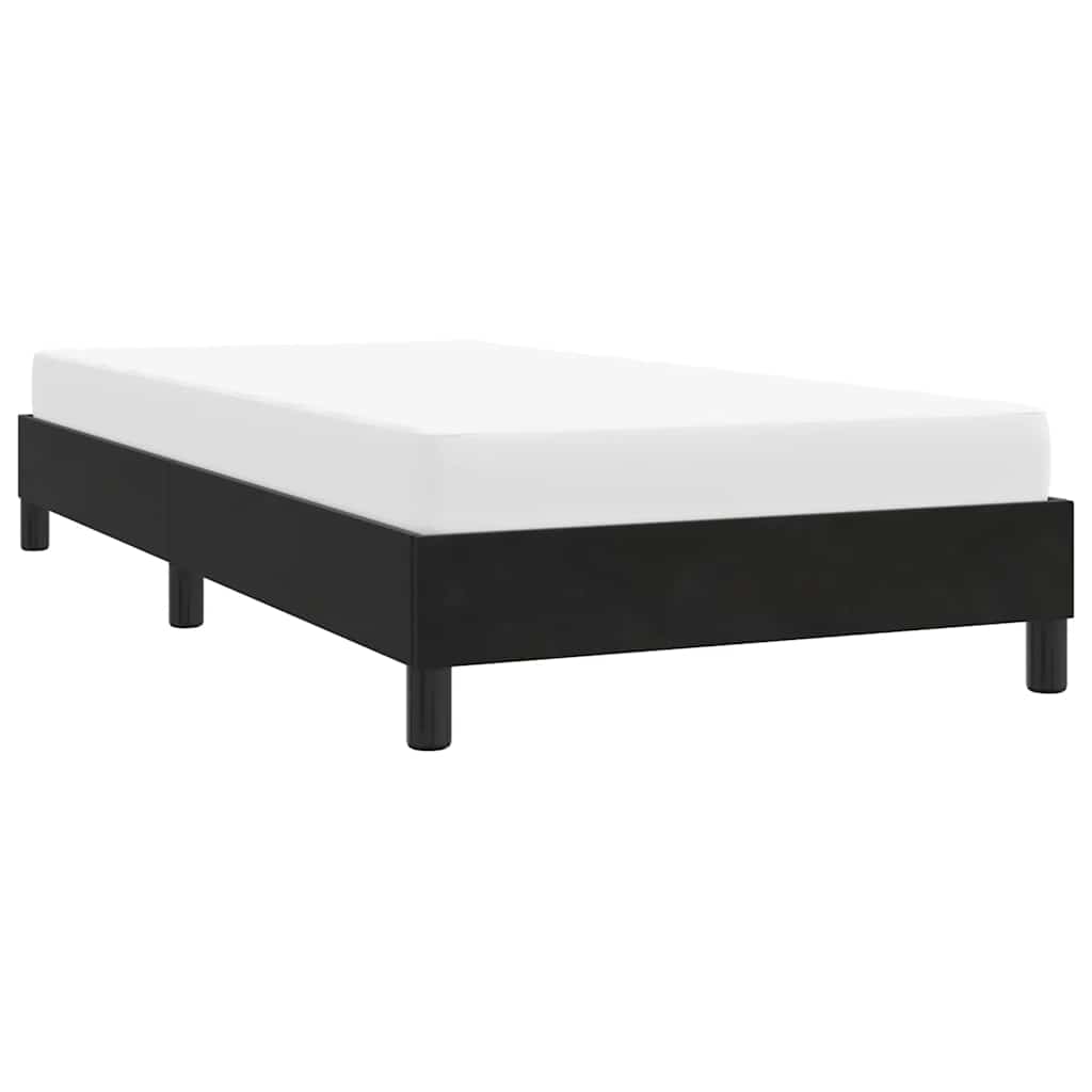 vidaXL Estructura de cama sin colchón terciopelo negro 90x220 cm