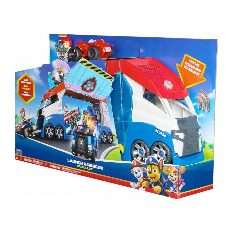 CAMIÓN PORTA VEHÍCULOS PAW LAUNCH & RESCUE DE SPIN MASTER
