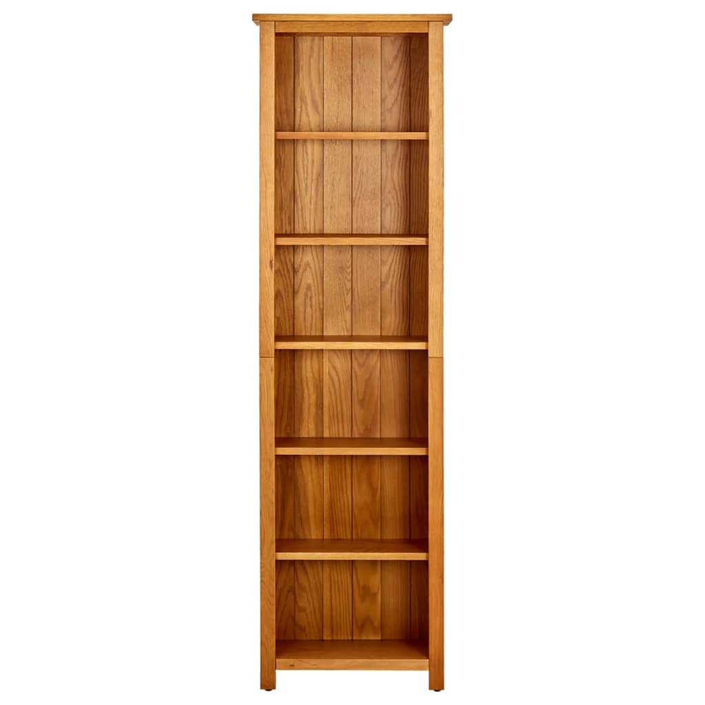 Vidaxl Estantería de Madera Maciza de Roble