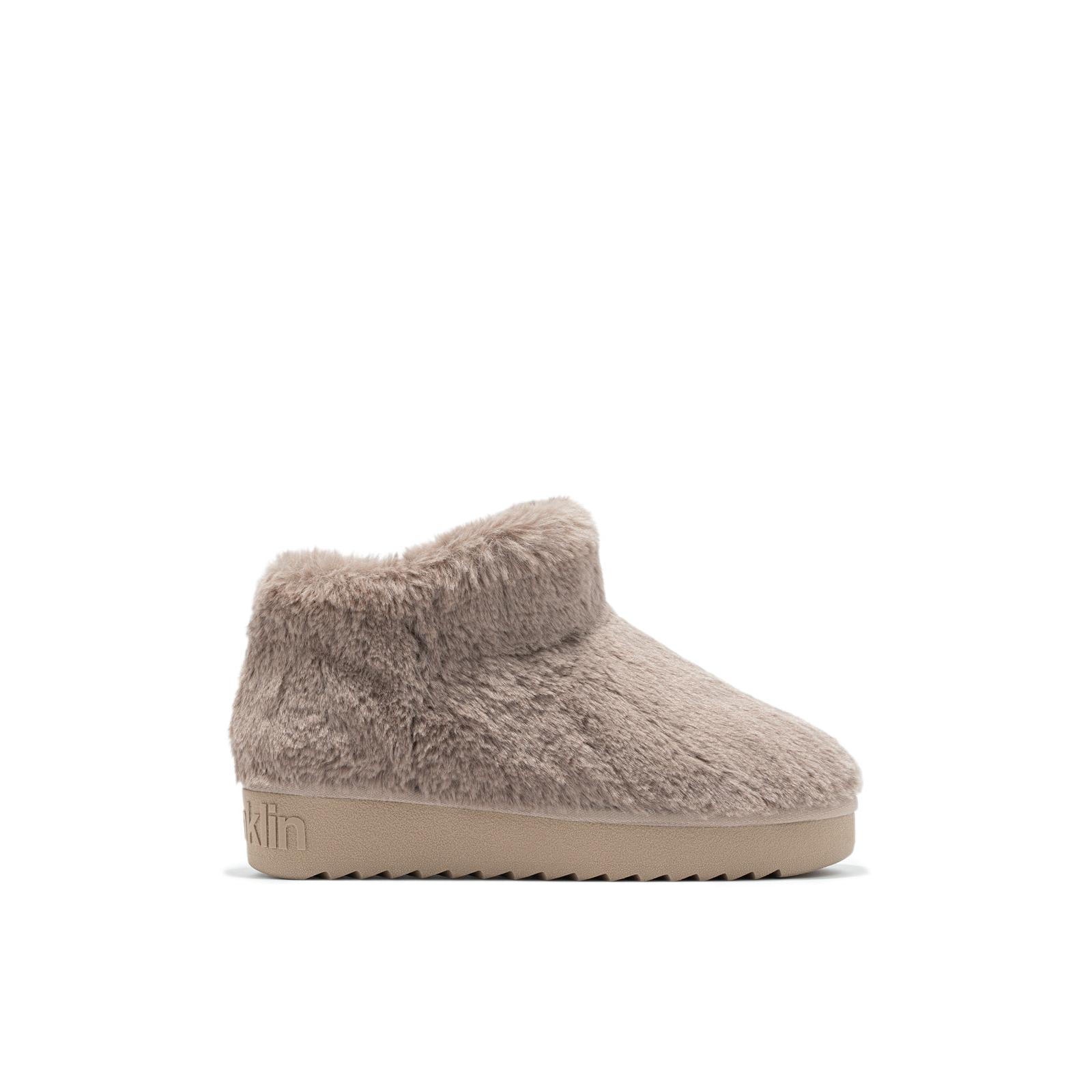D.Franklin Botas Australianas de Corte Bajo Nordic Basic    Camel  - Botas para Mujer - Moda casual Mujer
