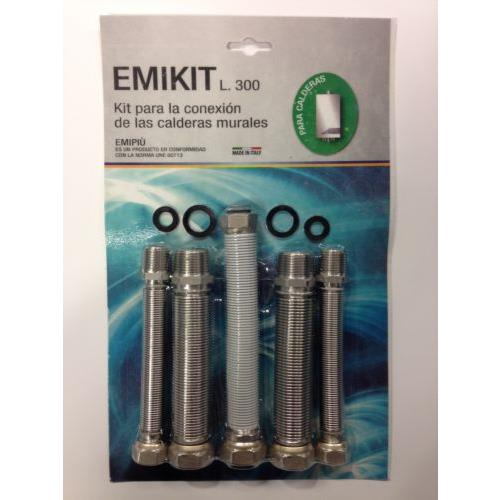 Kit conexión VACUFLEX espirometalico calentadores/calderas