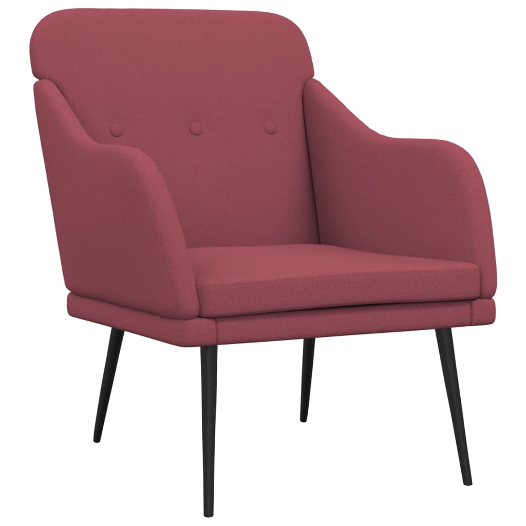 vidaXL Sillón de tela 63x76x80 cm
