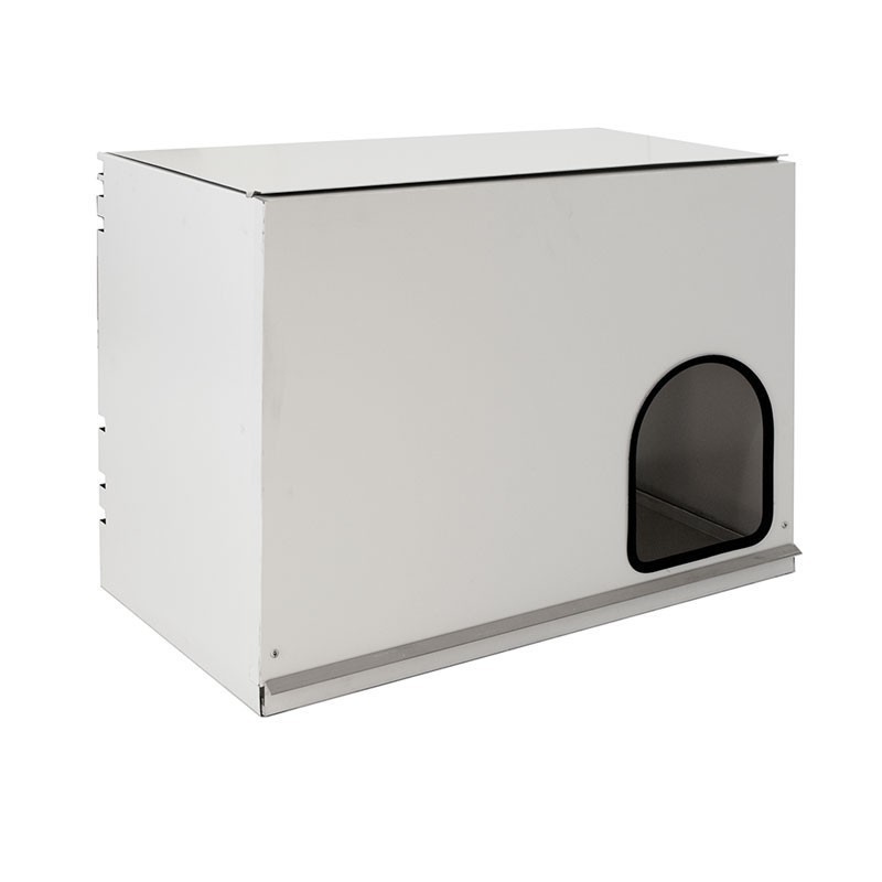 SUINGA Nido Interior para Gallinas 78x40x50 cm con Bandeja Extraíble | Refugio para Aves, Nido Avicope Blanco para Gallinas
