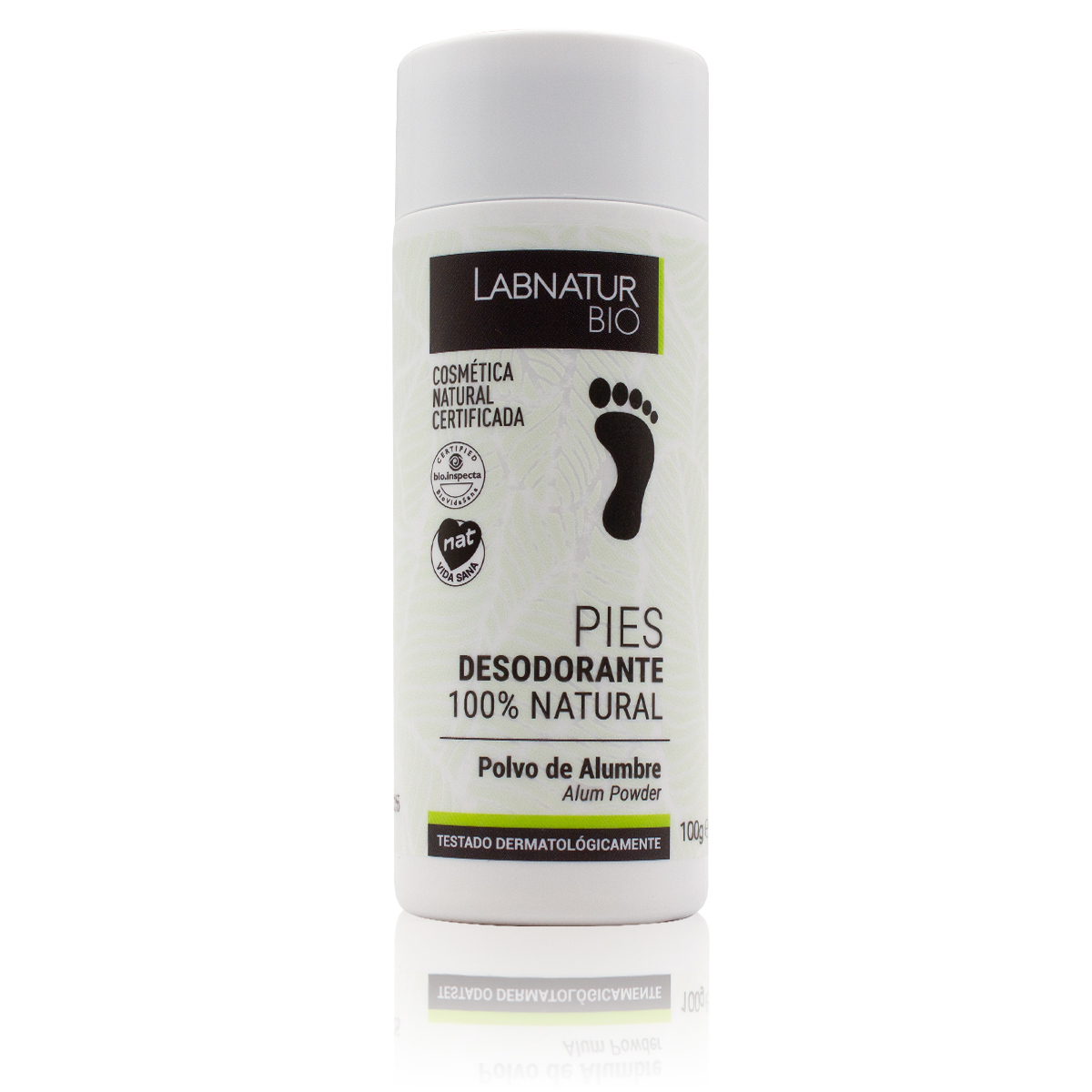 Desodorante Alumbre Polvo Pies 100g Labnatur Bio