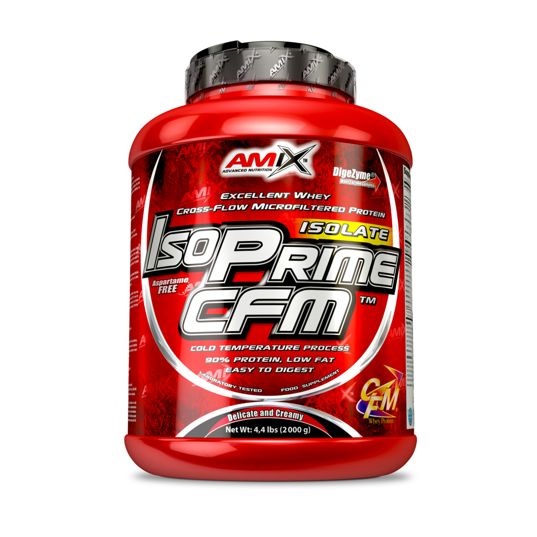 Amix IsoPrime CFM Isolate 2000g  Proteína Aislada de Suero 90% de Alta Pureza  AMIX NUTRITION