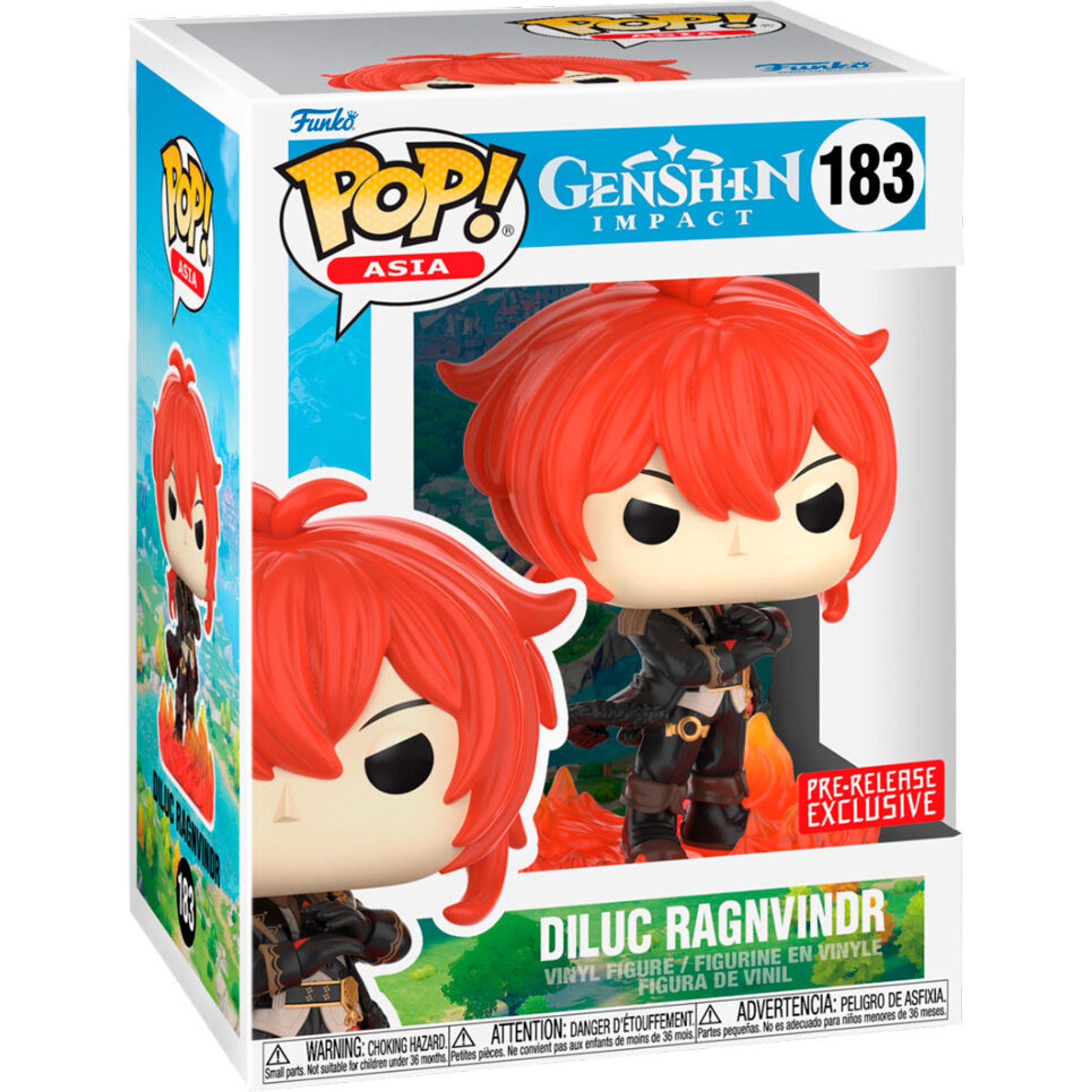 Funko - Figura Pop Genshin Impact 2 Diluc Ragnvindr - Funko Pop Coleccionable De Edición Limitada - Funko Pop Diseño Detallado Y Realista - Funko Pop Ideal Para Regalo - Funko Pop Gran Variedad De Personajes