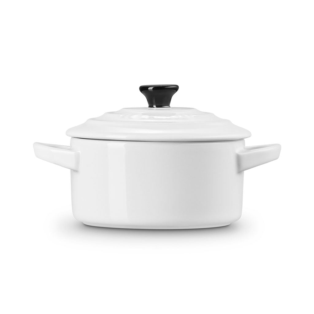 Mini-Cocottes Cerámicas Le Creuset para Cocinar y Servir, 250 ml, Aptas para Horno, Microondas y Congelador