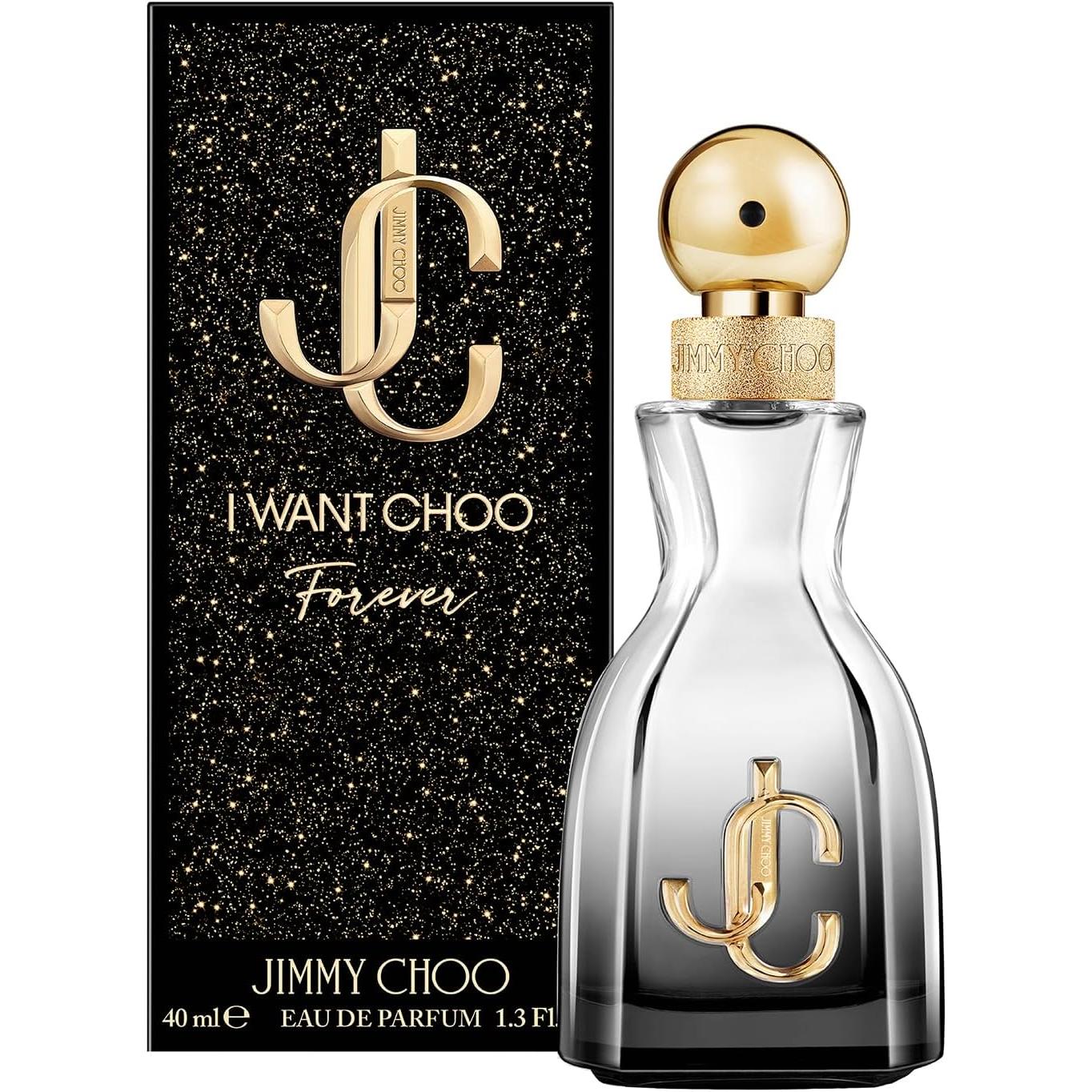 Jimmy Choo I Want Choo Forever Eau de Parfum Spray para Mujer, Fragancia Oriental Floral con Notas Dulces y Sensuales, 40 ml