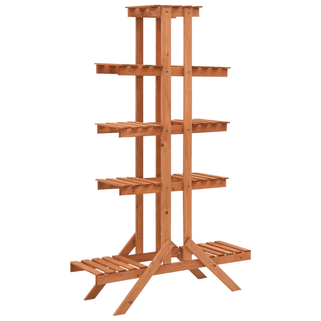 vidaXL Madera de Abeto Soporte para Plantas Estantería Flor Jardín Dimensiones 83 x 25 x 83 cm, 83 x 25 x 132 cm