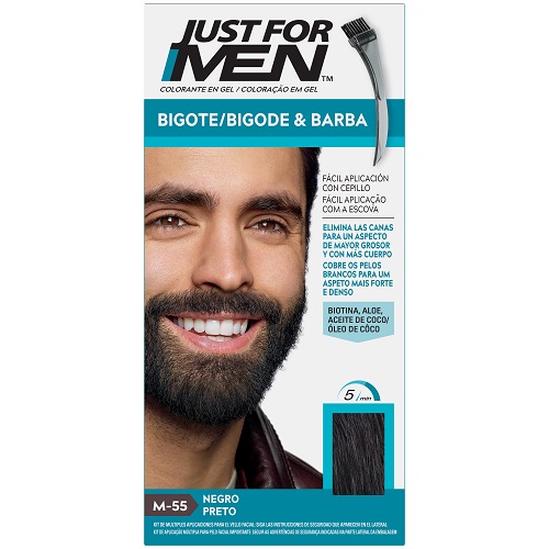 Just For Men - Tinte para Bigote y Barba Negro 30 Ml