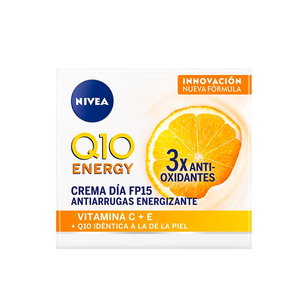 NIVEA Q10 Energy Crema de Día Antiarrugas FP15 con Vitamina C 50ml