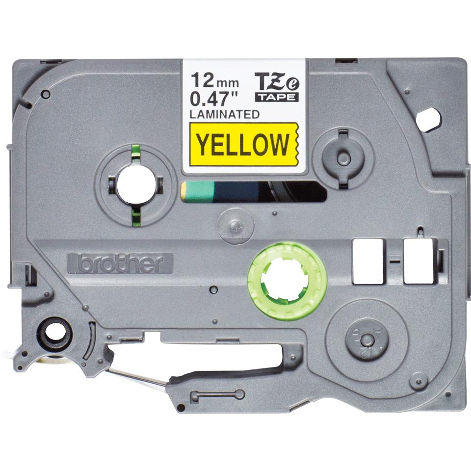 Brother TZE631S-Laminated tape, yellow/black color