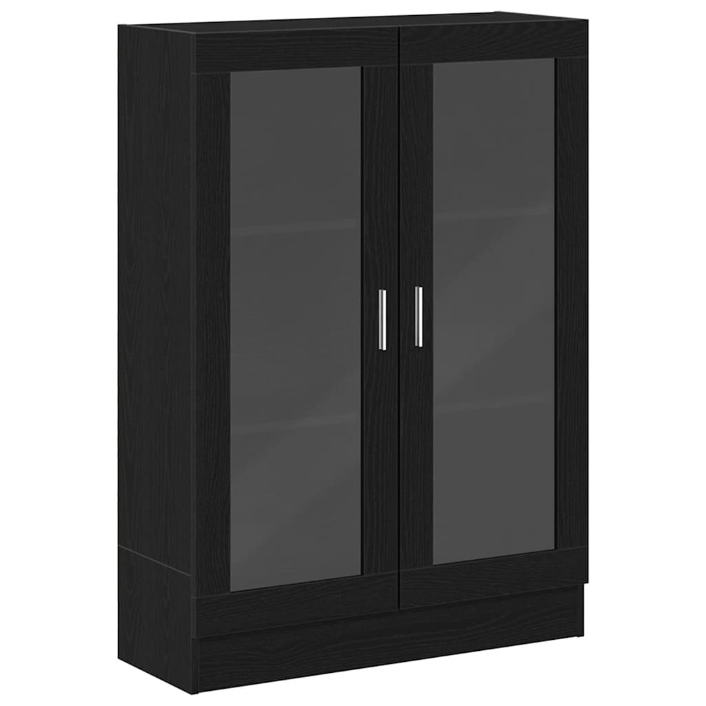 vidaXL Vitrina de madera contrachapada 82,5x30,5x115 cm Multicolor
