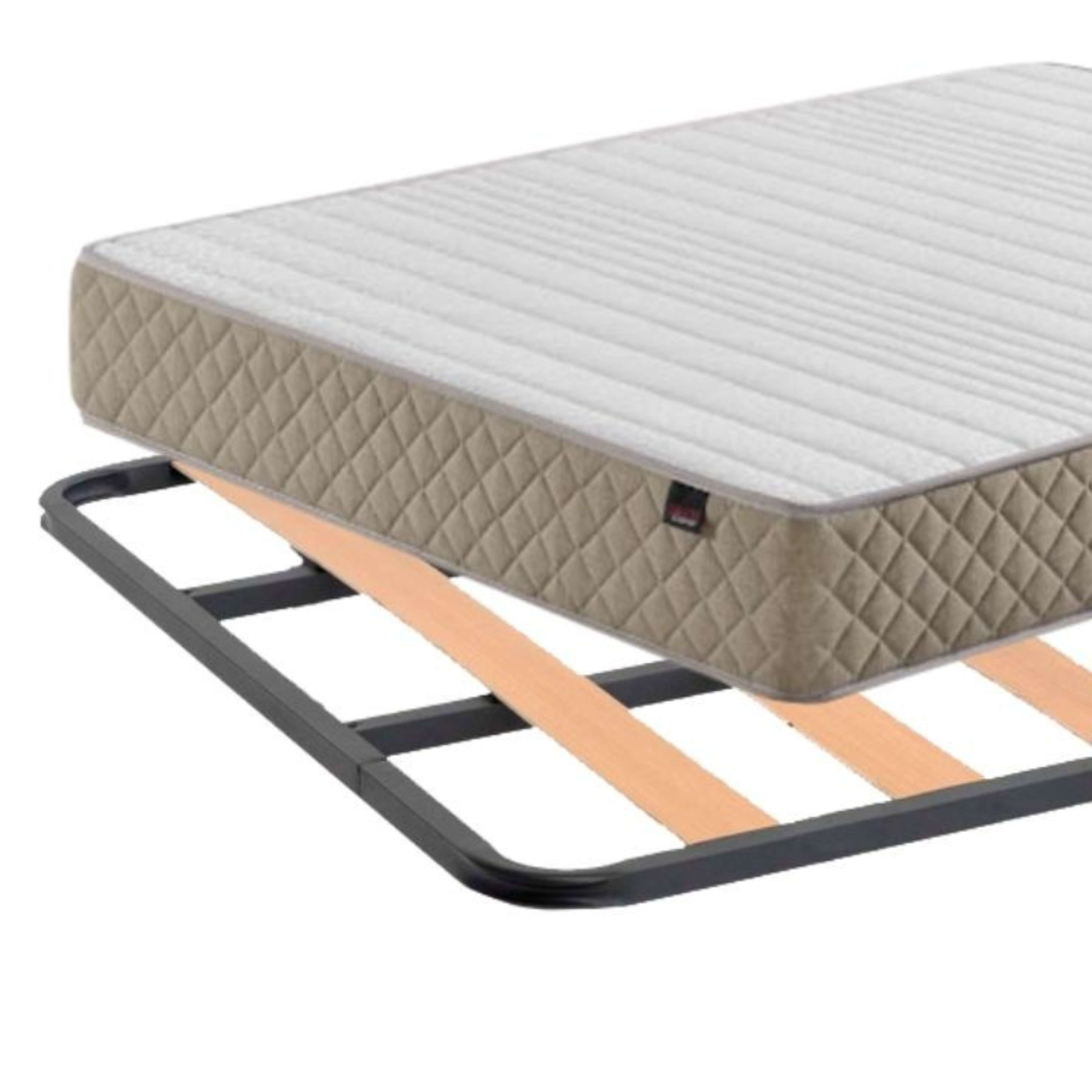 Miroytengo Pack de Descanso Low Cost 2 Completo con Somier de Balda Fina y Colchón Basic 90x190cm