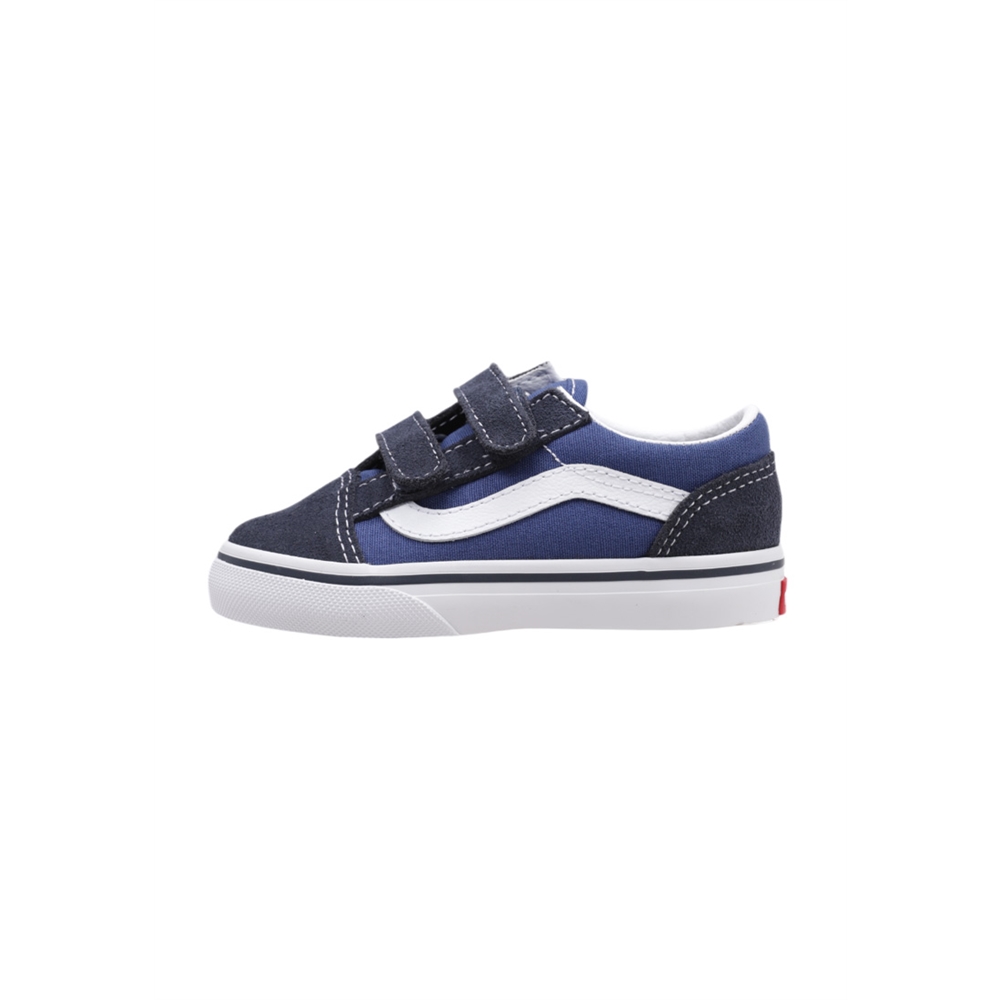 Vans OLD SKOOL V Deportivas Con Velcro Bebé - niño (hasta la talla 30) Azul