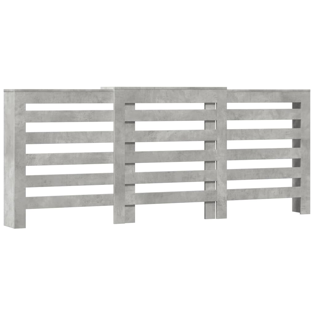 vidaXL Cubierta de radiador madera 205x21,5x83,5 cm Color Madera antigua, Gris sonoma, Roble ahumado y mas