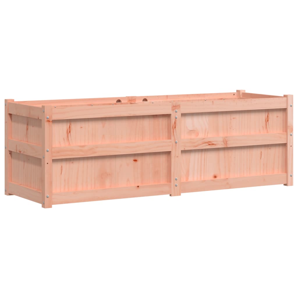 vidaXL Jardinera madera maciza de pino 150x50x50 cm Color Pino natural,  Pino blanco,  Marrón pino y mas