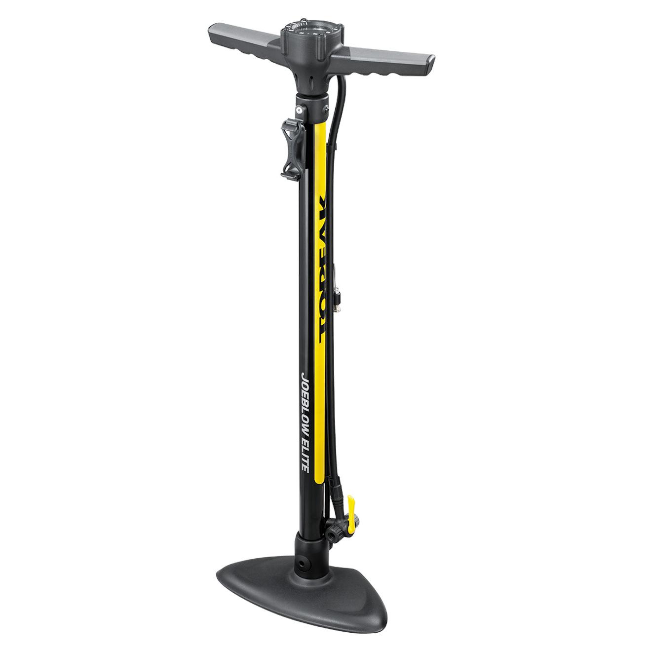 Topeak Bomba de Pie/Taller con Manómetro de Presión para Válvulas Presta y Schrader (Joeblow Elite)