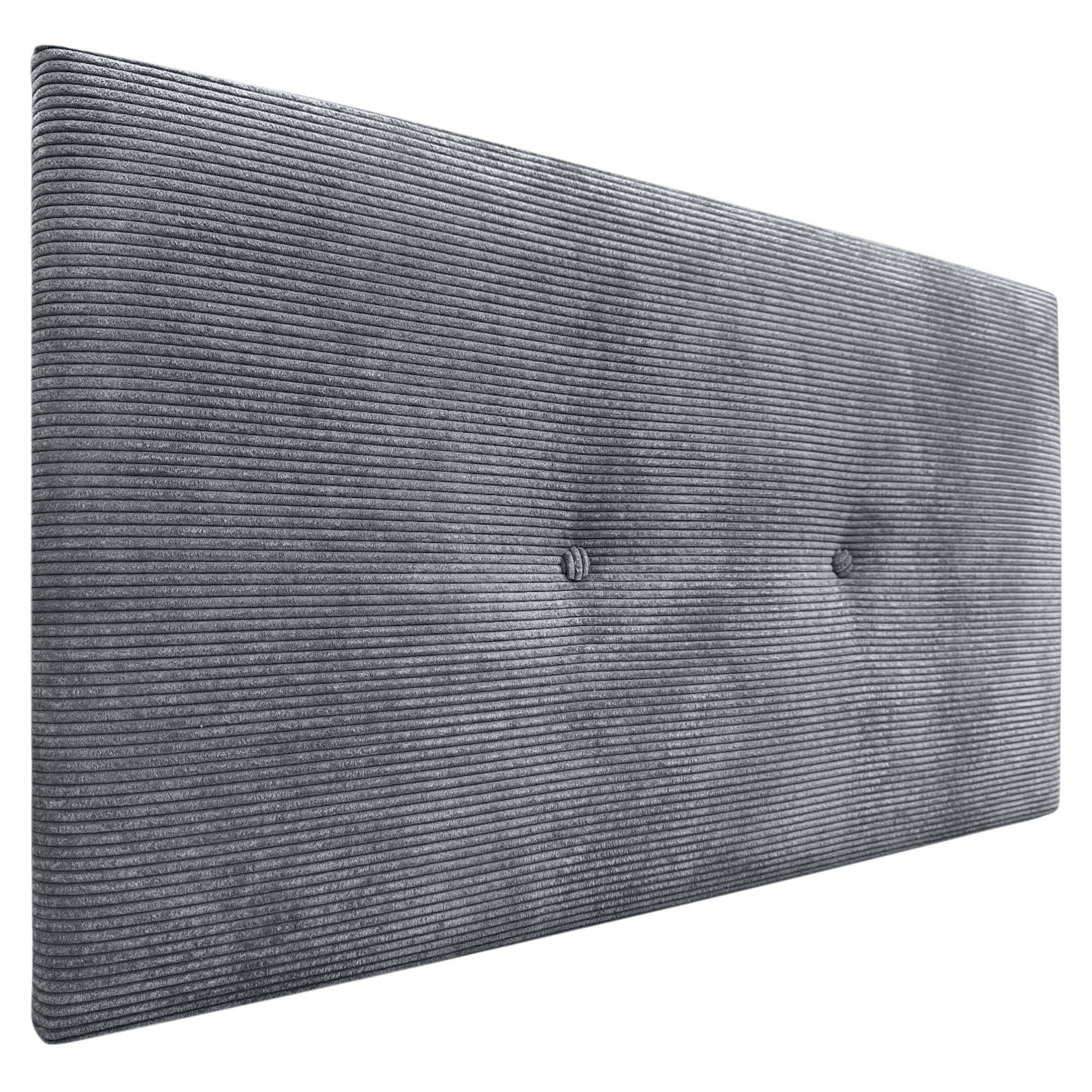 DHOME Cabecero de Pana Liso con Botones Alta Gama Moderno 8cm Grosor