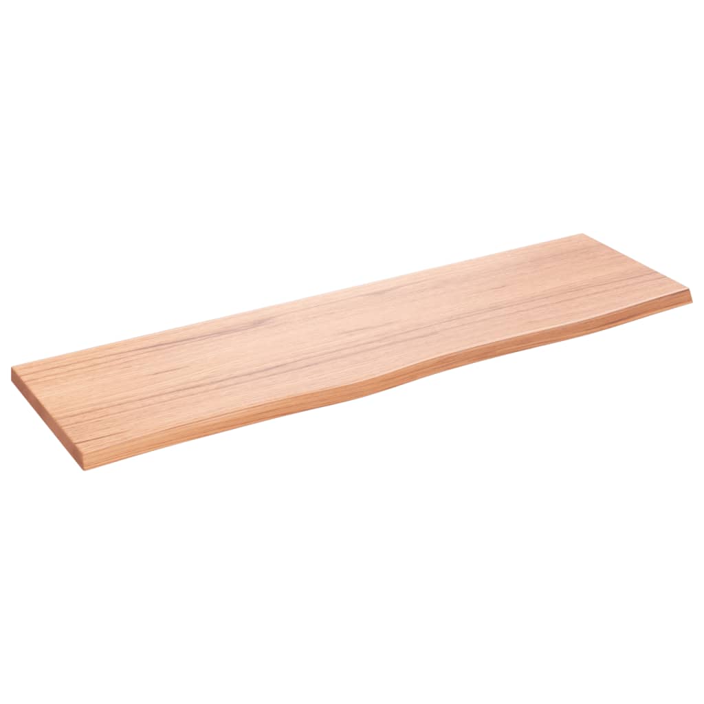 vidaXL Encimera de baño madera maciza sin tratar 100x30x2 cm