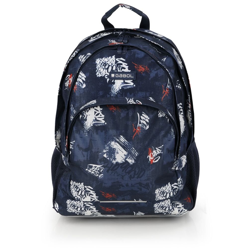 GABOL MOCHILA ESCOLAR TRIPLE 44X32 REJILLAS DASH DASH 21x44x32 Cms.