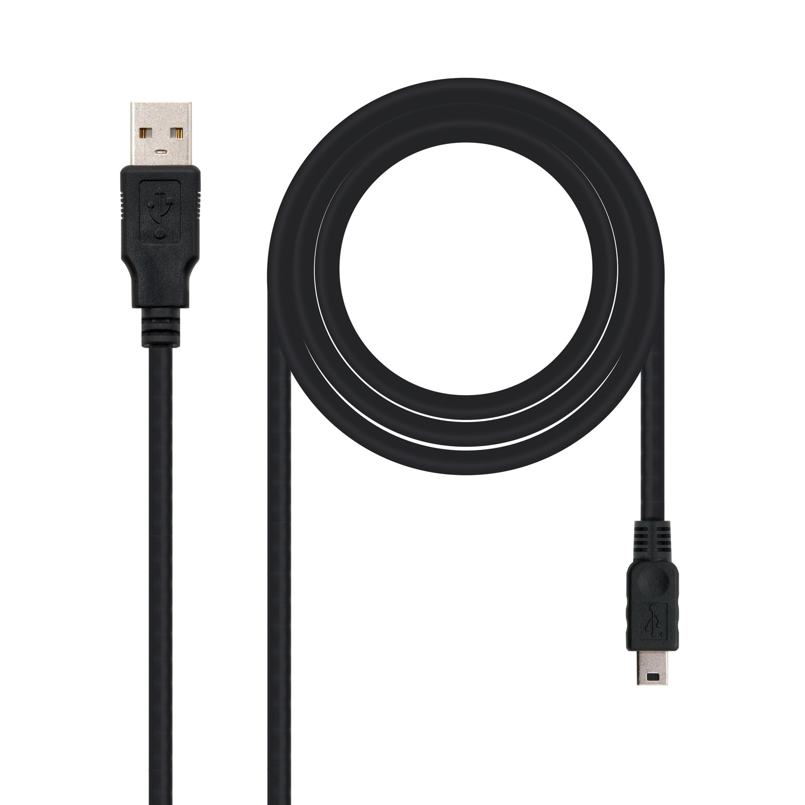CABLE USB 2.0 A/M-MINI USB 5PIN/M 1M