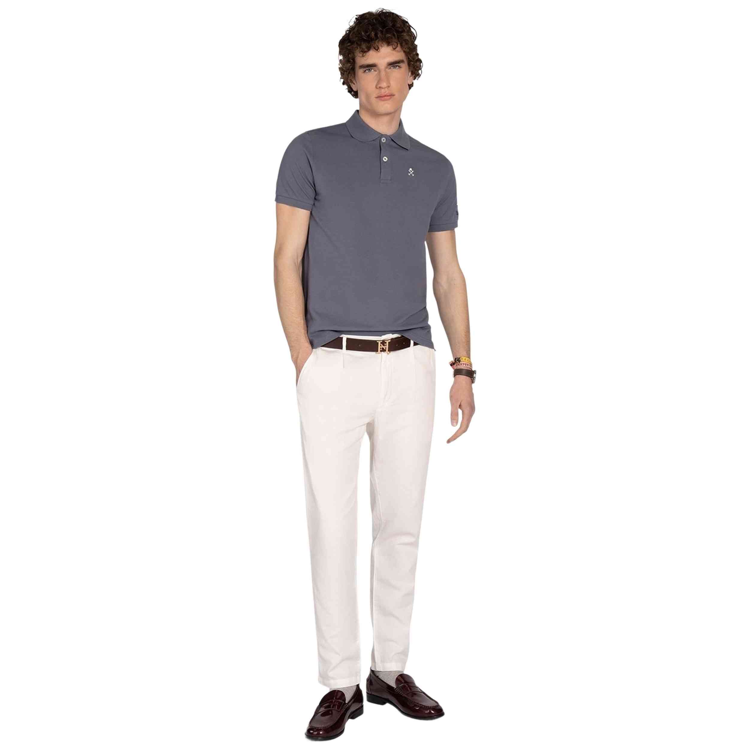 Polo De Manga Corta Harper & Neyer modelo 403326022-000460 para Hombre en color Azul
