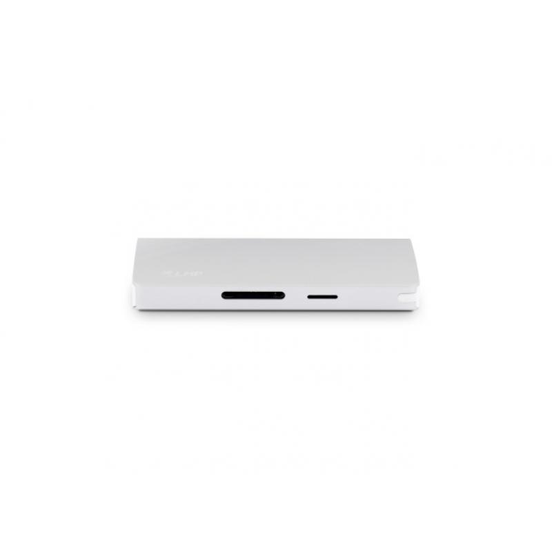Base de viaje USB-C 4K de 9 puertos, plateada * Nuevo
